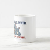 Funny Frenchie Mom 3AM Zoomies Survivor Coffee Des コーヒーマグカップ (中央)