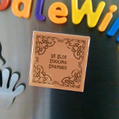 Funny Fridge Ye Olde Cooling Chamber Celtic Border マグネット