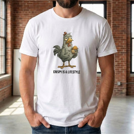 Funny Fried Chicken T-Shirt Tシャツ
