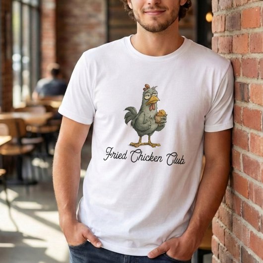 Funny Fried Chicken T-Shirt Tシャツ