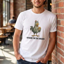 Funny Fried Chicken T-Shirt Tシャツ