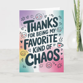 Funny Friend Thank You Card カード