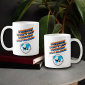 Funny Friends don’t let friends fly alone Retro コーヒーマグカップ