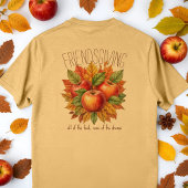 Funny Friendsgiving Fall Apple Cozy Foodie Friends トライブレンドＴシャツ