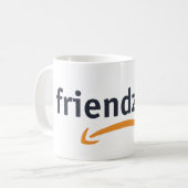 FUNNY FRIENDZONE FOR GIRLFRIEND AND BOYFRIEND GIFT コーヒーマグカップ (正面左)