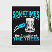 Funny Frisbee Golf Disc Golf Player Men  カード (正面)