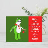 Funny Frog 2025 Christmas Holiday Cards シーズンカード (スタンド正面)