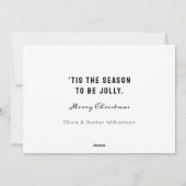 Funny Frog 2025 Christmas Holiday Cards シーズンカード (裏面)