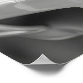 Funny Frog Bathroom Print, Reading Newspaper on ポスター (角)