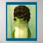 Funny Frog Beehive Bob Haircut Meme  ポスター (正面)