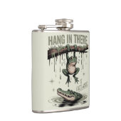 Funny Frog “Hang in There, It Gets Worse” フラスク (右)