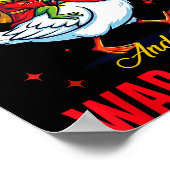 Funny Frog Let's Roll Math Rocks And Do War Crimes ポスター (角)