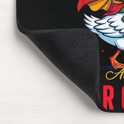 Funny Frog Let's Roll Math Rocks And Do War Crimes マウスパッド (コーナー)