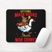 Funny Frog Let's Roll Math Rocks And Do War Crimes マウスパッド (マウス)