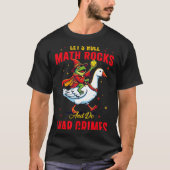 Funny Frog Let's Roll Math Rocks And Do War Crimes Tシャツ (正面)
