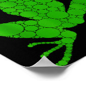 Funny Frog Lovers Polka Dot Art Student Happy Dot  ポスター (角)
