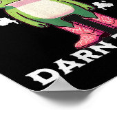 Funny Frog Meme Gluten Got Me Darn Tootin' Gluten ポスター (角)