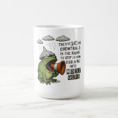 Funny frog Mug コーヒーマグカップ (中央)
