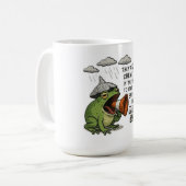 Funny frog Mug コーヒーマグカップ (正面左)