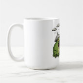 Funny frog Mug コーヒーマグカップ (左)