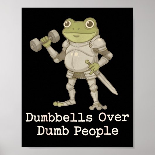 Funny Frog Pregnancy Announcement Medieval Pregnan ポスター (正面)