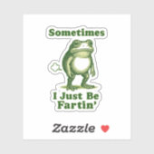 Funny Frog Quote シール (シート)