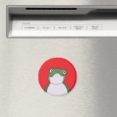 Funny Frog Red Magnet マグネット (インサイチュ (食洗機))