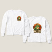 Funny Frog T-Shirt – WILF Wow I Love Frogs Retro F (デザイン 正面＆背面)