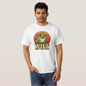 Funny Frog T-Shirt – WILF Wow I Love Frogs Retro F Tシャツ (正面フル)