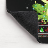 Funny Frog Ugly Christmas Sweaters Holiday Santa C マウスパッド (コーナー)
