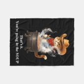 Funny Frog Witch Meme That's It You're Going In Th フリースブランケット (正面(横))