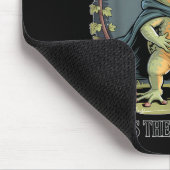 Funny Frog Wizard twas The tism M'lord Fantasy Art マウスパッド (コーナー)