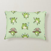 Funny Frogs on the Go アクセントクッション (裏面)