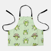 Funny Frogs on the Go エプロン (正面)