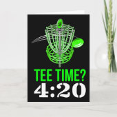 Funny Frolf Shirt - Frisbee Golf T Shirt - Tee Tim カード (正面)