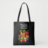 Funny Fruits Veggies Tales from Produce Grocery トートバッグ (正面)