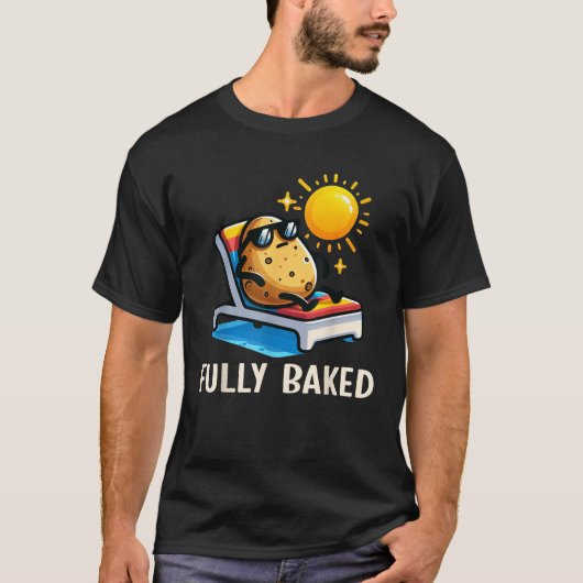 Funny Fully Baked Potato Graphic For Kids  Tシャツ (正面)