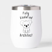 Funny Fully Koalafied Architect Cute Koala Cartoon (正面)