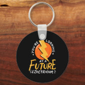 Funny Future Electrician Electrical Engineer  キーホルダー (正面)