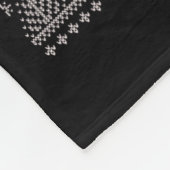 Funny G Ugly Christmas Sweater Santa Xmas Pjs  フリースブランケット (角)