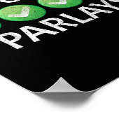 Funny Gambling Srts Betting Parlay Can't Win Joke  ポスター (角)