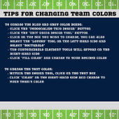 Funny Game Day Football Field Drink Coaster スクエアペーパーコースター