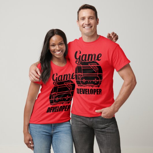 Funny Game Developer family Tシャツ (ユニセックス)