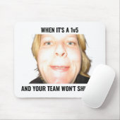 Funny Gamer 1v5 Meme Loud Team Mouse Pad マウスパッド (マウス)