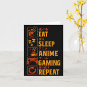 Funny Gamer Anime Graphic Tee Men Boys Teens Video カード (黄色い花)