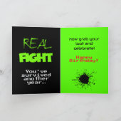 Funny Gamer Birthday Card シーズンカード (内部)