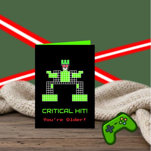 Funny Gamer Birthday Card シーズンカード