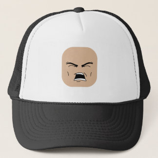 Funny Gamer Face Trucker Hat – Roblox Rage Edition キャップ