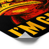 Funny Gamer Frog Men Women Boys Can't Hear You Vid ポスター (角)