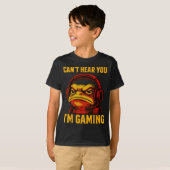 Funny Gamer Frog Men Women Boys Can't Hear You Vid Tシャツ (正面フル)